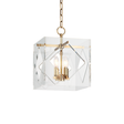 Hudson Valley Lighting Travis Aged Brass 12W x 12L x 16H Candleholder