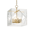 Hudson Valley Lighting Travis Aged Brass 16W x 16L x 21.5H Candleholder