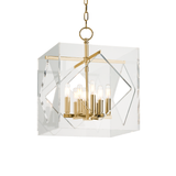 Hudson Valley Lighting Travis Aged Brass 16W x 16L x 21.5H Candleholder