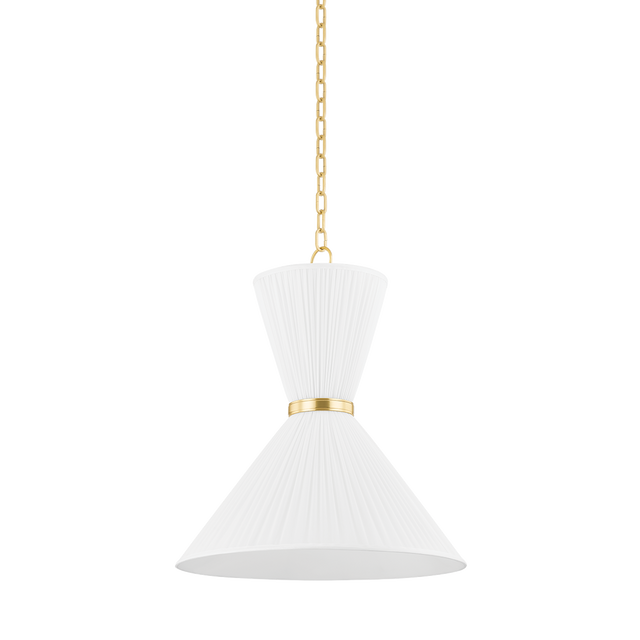 Hudson Valley Lighting Enid Aged Brass 22W x 22L x 25.75H Pendant
