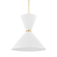 Hudson Valley Lighting Enid Aged Brass 30W x 30L x 35H Pendant