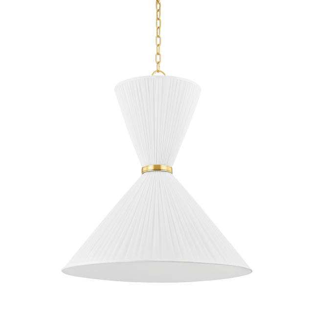 Hudson Valley Lighting Enid Aged Brass 30W x 30L x 35H Pendant