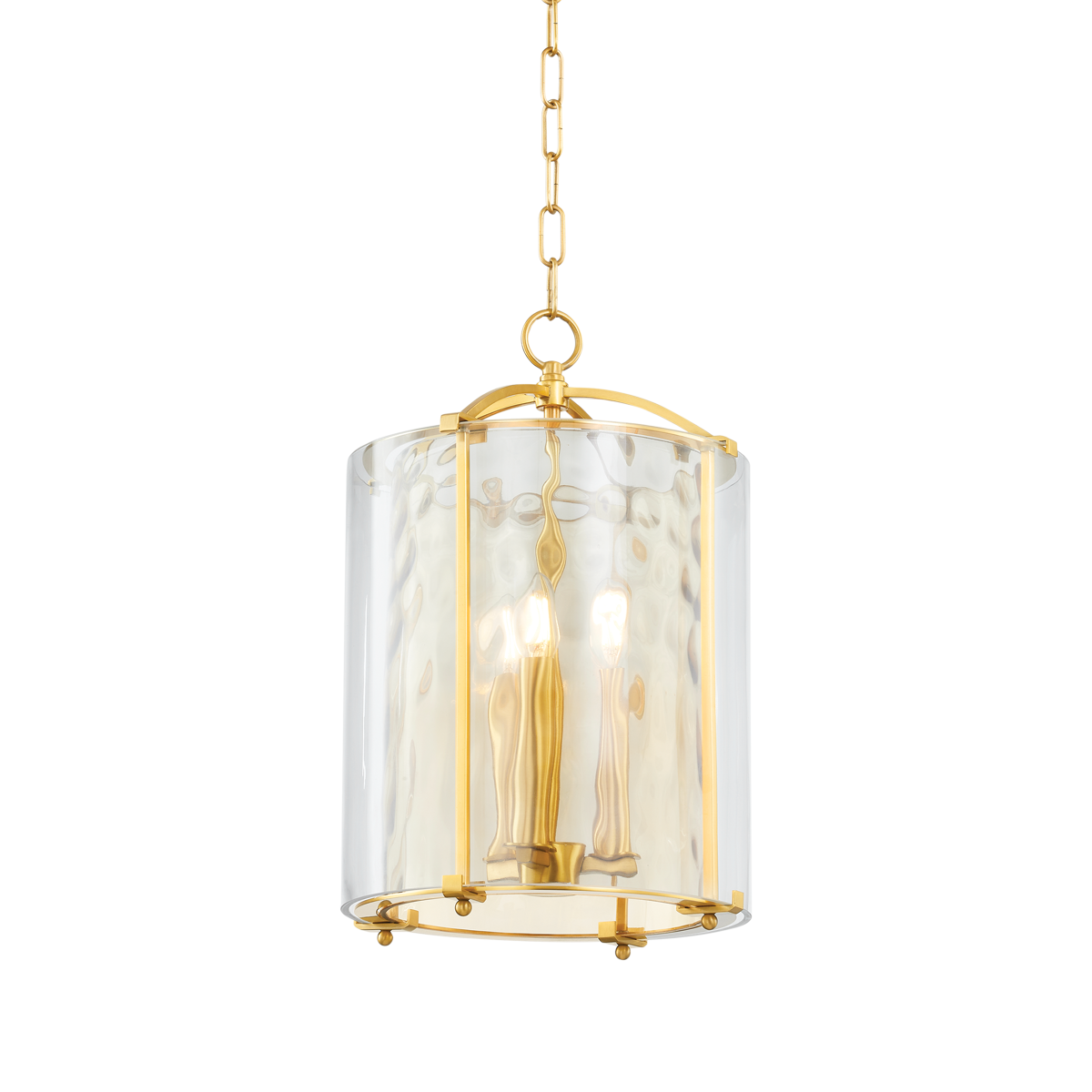 Hudson Valley Lighting RAMSEY Aged Brass 12W x 12L x 18.5H Candleholder