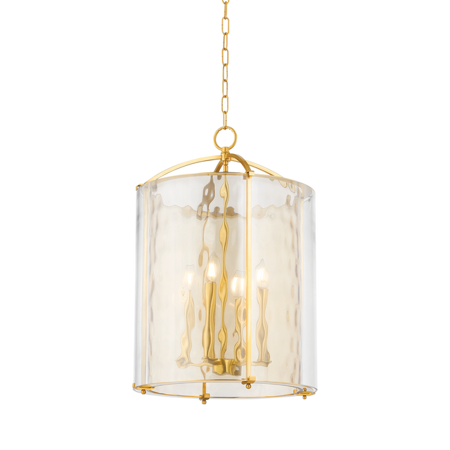 Hudson Valley Lighting RAMSEY Aged Brass 18W x 18L x 26H Candleholder