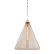 Hudson Valley Lighting Newbury Aged Brass 14W x 14L x 19H Pendant