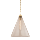Hudson Valley Lighting Newbury Aged Brass 14W x 14L x 19H Pendant