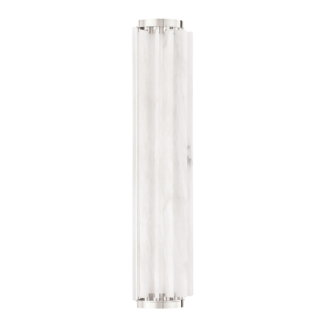 Hudson Valley Lighting Hillside Polished Nickel 6W x 6L x 24.5H Wall Sconce