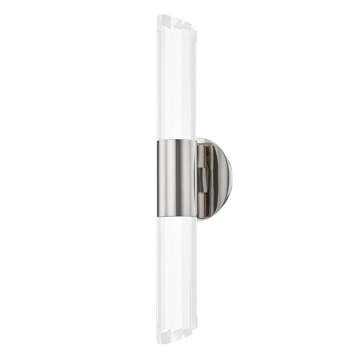 Hudson Valley Lighting Rowe Polished Nickel 5.5W x 5.5L x 20.25H Wall Sconce