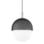 Hudson Valley Lighting Nyack Polished Nickel/black 14W x 14L x 19.32H Pendant