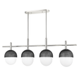 Hudson Valley Lighting Nyack Polished Nickel/black 52W x 52L x 9H Trim