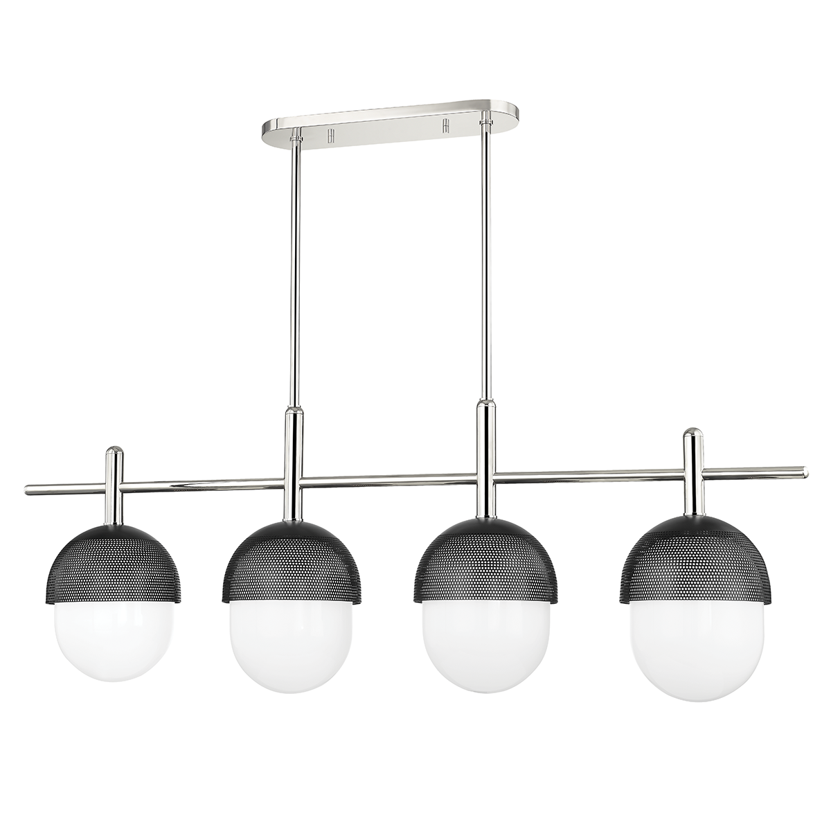 Hudson Valley Lighting Nyack Polished Nickel/black 52W x 52L x 9H Trim
