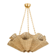 Hudson Valley Lighting HAYWORTH Vintage Gold Leaf 30.25W x 30.25L x 11.75H Chandelier