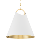 Hudson Valley Lighting Burnbay Aged Brass 18.25W x 18.25L x 19H Pendant