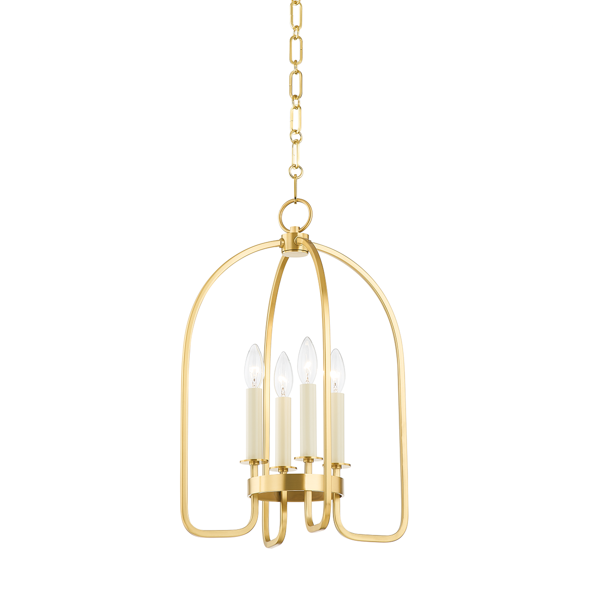 Hudson Valley Lighting Oakville Aged Brass 14.25W x 14.25L x 21.5H Candleholder