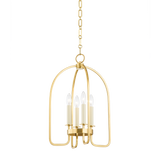 Hudson Valley Lighting Oakville Aged Brass 14.25W x 14.25L x 21.5H Candleholder