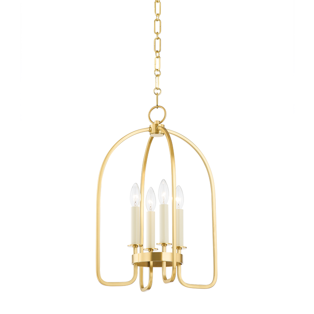 Hudson Valley Lighting Oakville Aged Brass 14.25W x 14.25L x 21.5H Candleholder