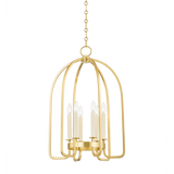 Hudson Valley Lighting Oakville Aged Brass 18.25W x 18.25L x 28H Candleholder
