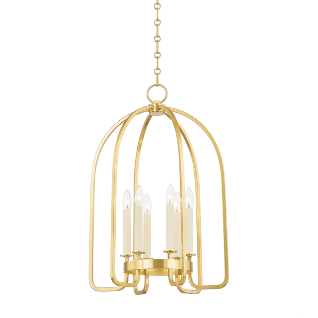 Hudson Valley Lighting Oakville Aged Brass 18.25W x 18.25L x 28H Candleholder