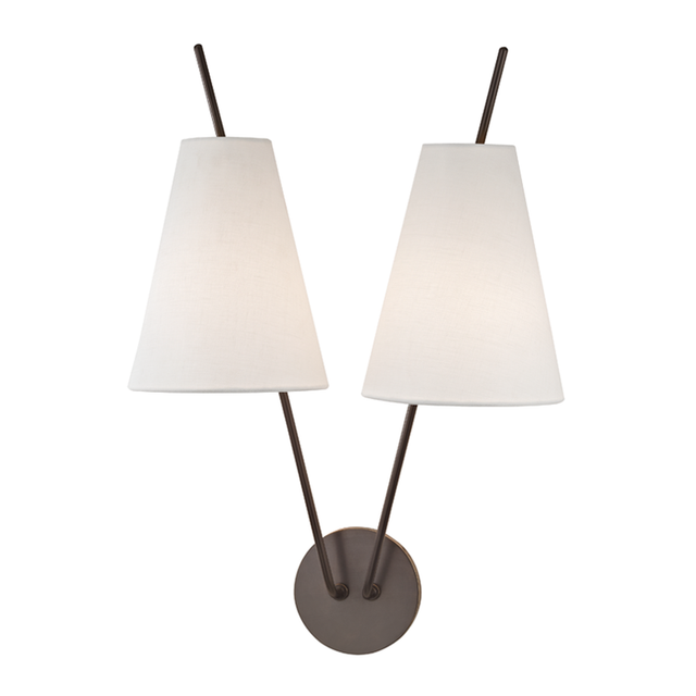Hudson Valley Lighting CAMPAGNA Old Bronze 14W x 14L x 22H Wall Sconce