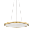 Hudson Valley Lighting Eastport Aged Brass 24W x 24L x 1.25H Chandelier