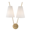 Hudson Valley Lighting CAMPAGNA Aged Brass 14W x 14L x 22H Wall Sconce