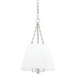 Hudson Valley Lighting Burdett Polished Nickel 15W x 15L x 24.25H Pendant