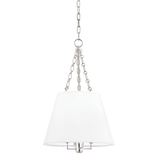 Hudson Valley Lighting Burdett Polished Nickel 15W x 15L x 24.25H Pendant