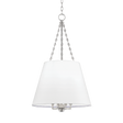 Hudson Valley Lighting Burdett Polished Nickel 22W x 22L x 36.25H Pendant