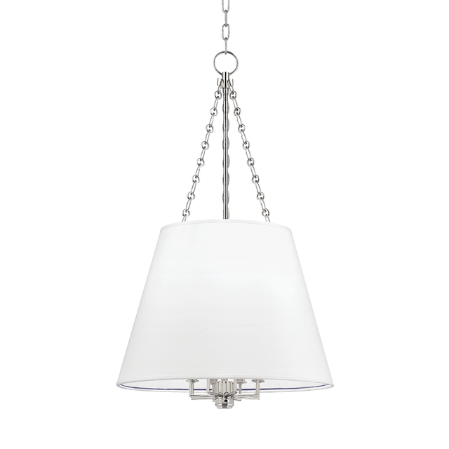 Hudson Valley Lighting Burdett Polished Nickel 22W x 22L x 36.25H Pendant