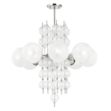Hudson Valley Lighting Calypso Polished Nickel 33.5W x 33.5L x 32.5H Chandelier