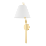Hudson Valley Lighting Shokan Aged Brass 10.75W x 10.75L x 27H Wall Sconce