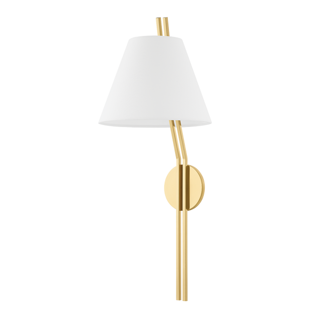 Hudson Valley Lighting Shokan Aged Brass 10.75W x 10.75L x 27H Wall Sconce