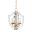 Hudson Valley Lighting Arietta Aged Brass 12.5W x 12.5L x 17H Pendant