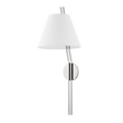 Hudson Valley Lighting Shokan Polished Nickel 10.75W x 10.75L x 27H Wall Sconce
