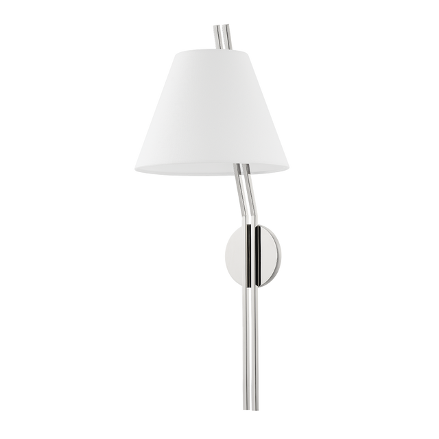 Hudson Valley Lighting Shokan Polished Nickel 10.75W x 10.75L x 27H Wall Sconce