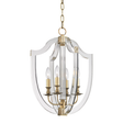 Hudson Valley Lighting Arietta Aged Brass 16.5W x 16.5L x 22H Pendant