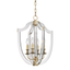 Hudson Valley Lighting Arietta Aged Brass 16.5W x 16.5L x 22H Pendant