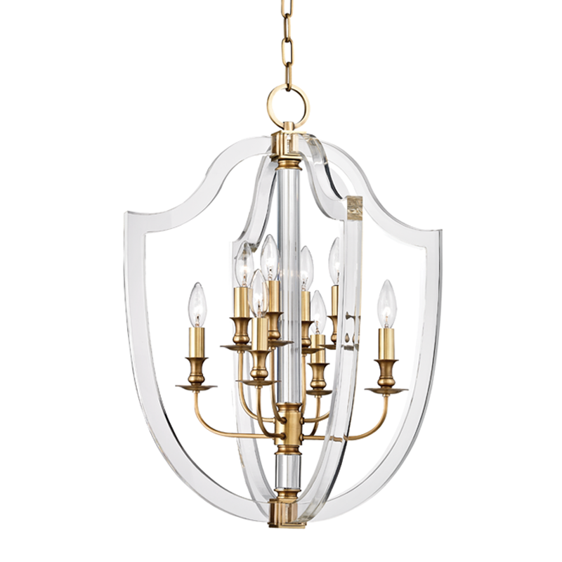 Hudson Valley Lighting Arietta Aged Brass 21.25W x 21.25L x 27.75H Candleholder