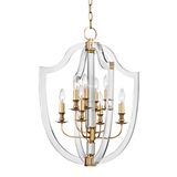 Hudson Valley Lighting Arietta Aged Brass 21.25W x 21.25L x 27.75H Candleholder
