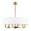Hudson Valley Lighting Durham Aged Brass 30.75W x 30.75L x 12H Chandelier
