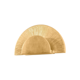 Hudson Valley Lighting HOMECREST Vintage Gold Leaf 13.75W x 13.75L x 7.5H Wall Sconce