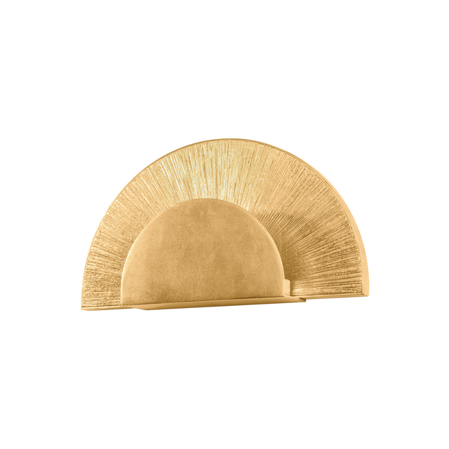 Hudson Valley Lighting HOMECREST Vintage Gold Leaf 13.75W x 13.75L x 7.5H Wall Sconce