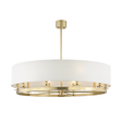 Hudson Valley Lighting Durham Aged Brass 42W x 42L x 14.5H Chandelier