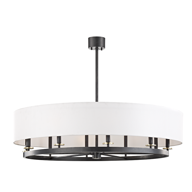 Hudson Valley Lighting Durham Aged Old Bronze 42W x 42L x 14.5H Chandelier