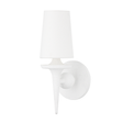 Hudson Valley Lighting Torch White Plaster 6W x 6L x 15.5H Wall Sconce