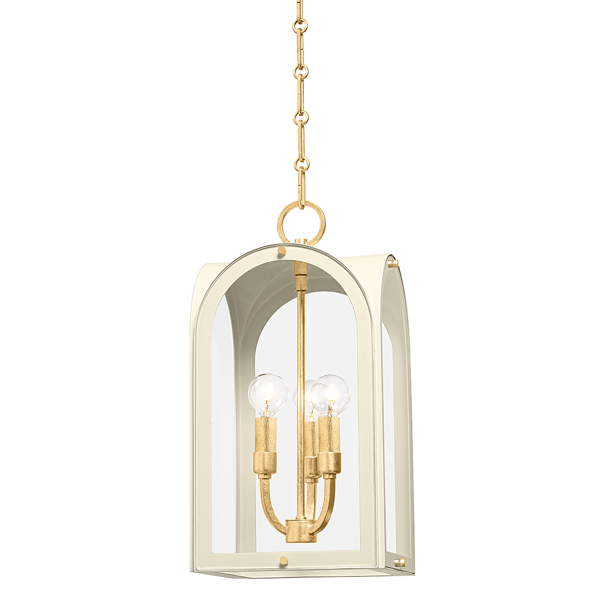 Hudson Valley Lighting Lincroft VINTAGE GOLD LEAF/SOFT SAND 9W x 9L x 18.5H Candleholder