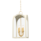 Hudson Valley Lighting Lincroft VINTAGE GOLD LEAF/SOFT SAND 12.25W x 12.25L x 24.75H Candleholder