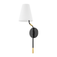 Hudson Valley Lighting Stanwyck AGED BRASS/DISTRESSED BRONZE 6W x 6L x 21H Wall Sconce