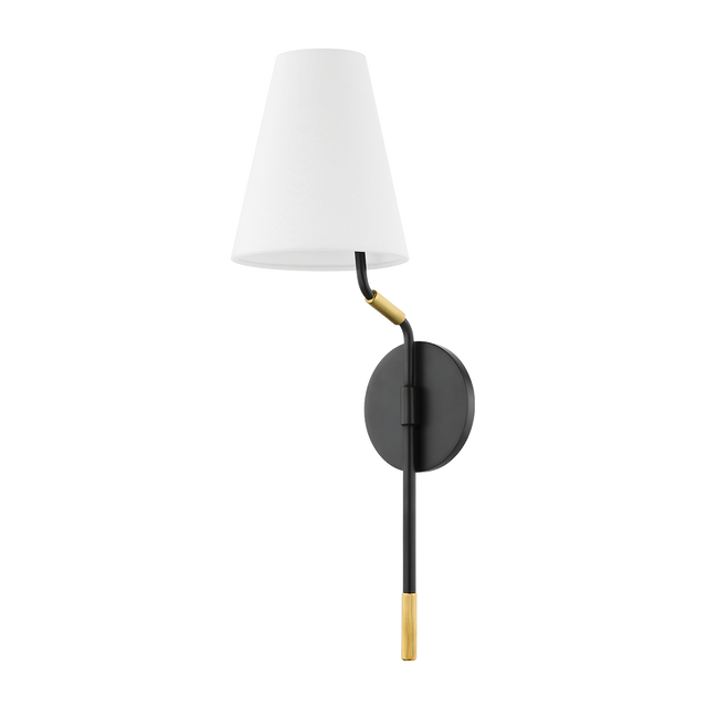 Hudson Valley Lighting Stanwyck AGED BRASS/DISTRESSED BRONZE 6W x 6L x 21H Wall Sconce