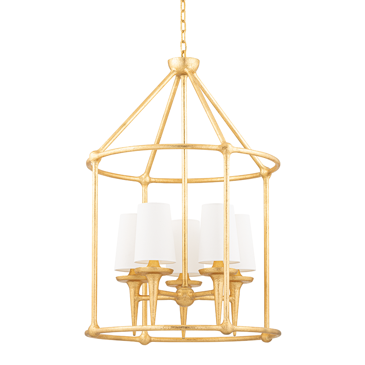 Hudson Valley Lighting Torch Gold Leaf 25W x 25L x 36.75H Candleholder